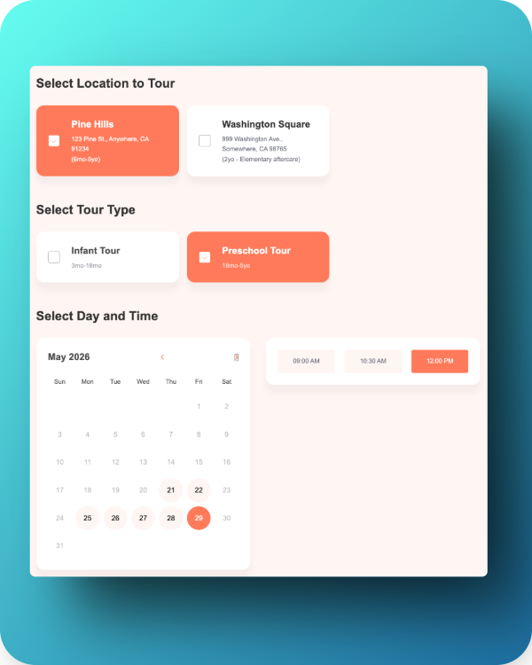 TourTheSchool interface screenshot