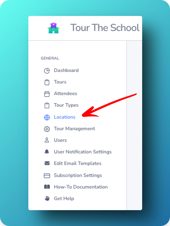 TourTheSchool interface screenshot