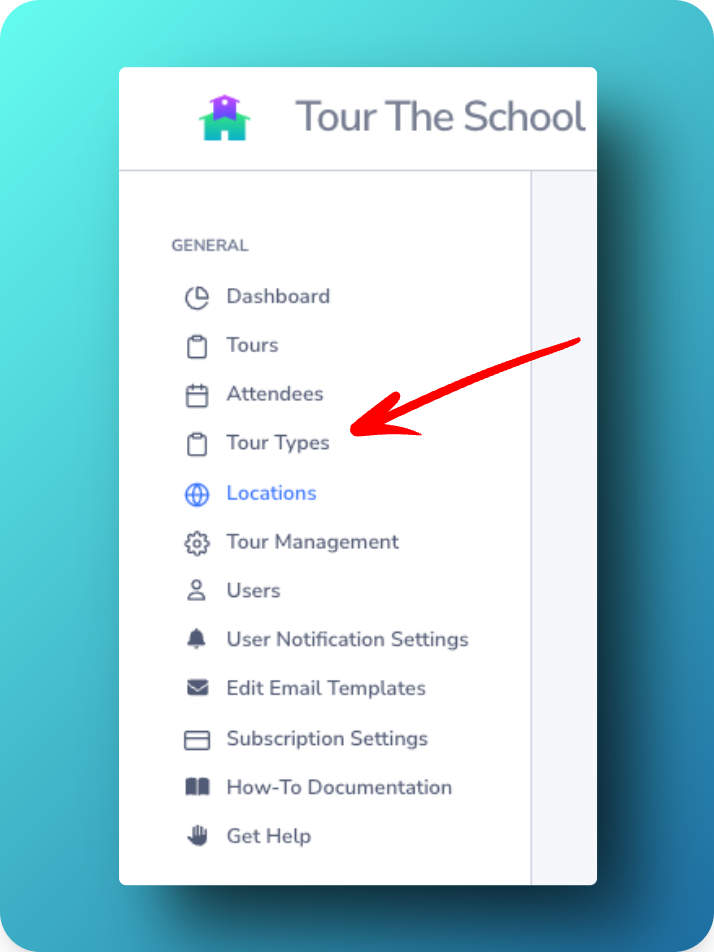 TourTheSchool interface screenshot